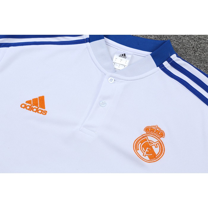 Camiseta Polo del Real Madrid 22-23 Blanco y Azul - Haga un click en la imagen para cerrar
